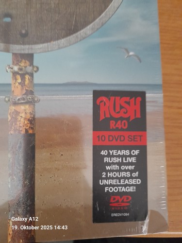 Rush r40 dvd set - rush, live
